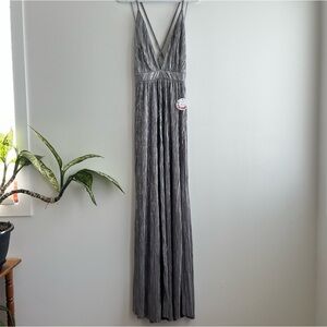 Silver Maxi Dress